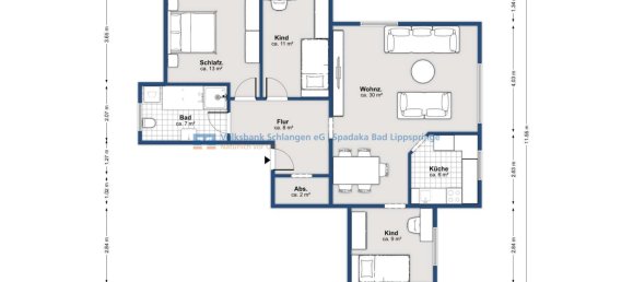 3 bedrooms Apartment in Lippe, Germany No. 124512 2