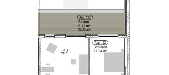 Ático de 1 dormitorio en Trier, Germany No. 229754 7