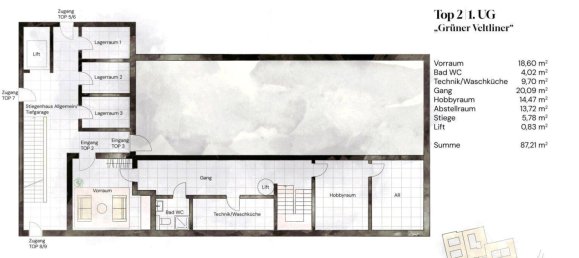 4 rooms Castles in Klosterneuburg, Austria No. 185834 11