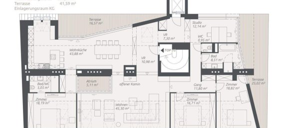 6 rooms Penthouse in Simmering, Austria No. 218918 15