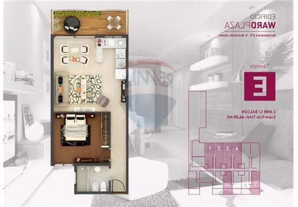 Studio in Moron, Argentina No. 14895