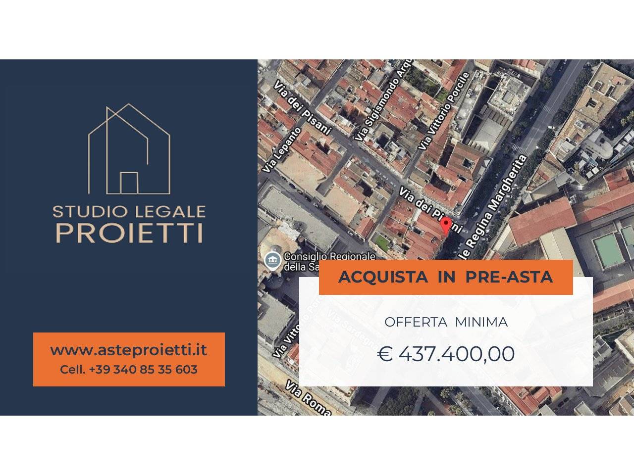 Gewerbliche Immobilie in Cagliari, Italy 256m², Nr. 308442