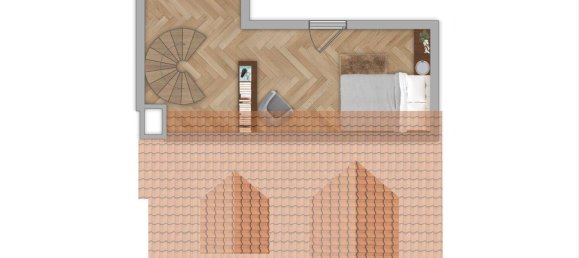 Дуплекс с 2 спальнями в Лейпциг, Германия № 315161 10