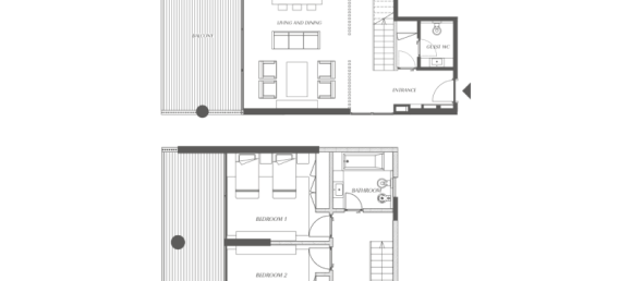Студия в Al Zorah, ОАЭ № 121375 10
