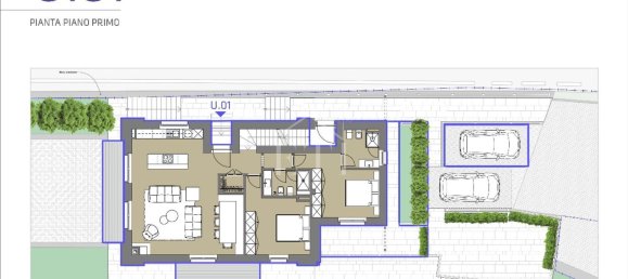 Дуплекс с 6 комнатами в Курмайёр, Италия № 119002 6