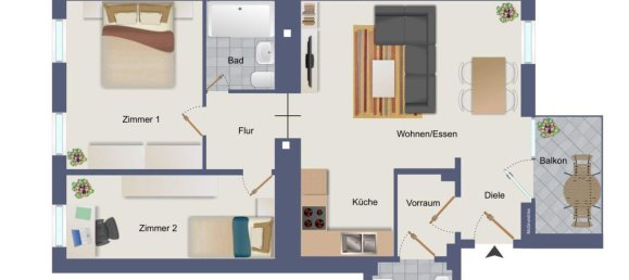 3-Zimmer Wohnung in Meidling, Austria, Nr. 151130 6