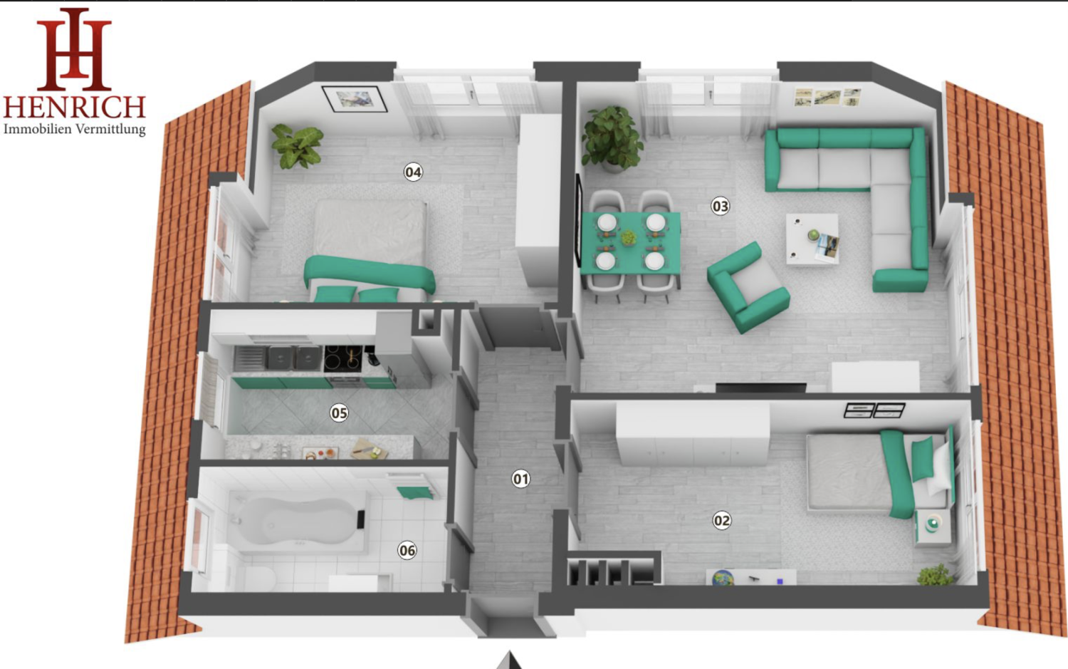 2 غرف نوم شقة في Main-Taunus, Germany رقم 206939