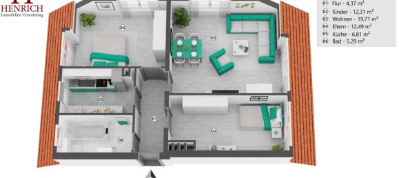 2 غرف نوم شقة في Main-Taunus, Germany رقم 206939 11