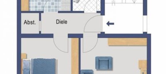 2 rooms Apartment in Dusseldorf, Germany No. 77585 5