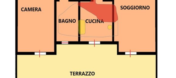 2 rooms Apartment in Sanremo, Italy No. 33271 13