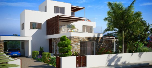 4 غرف نوم فيلا في Aquamarine Coastal Villas, Geroskípou, Cyprus رقم 17304 2