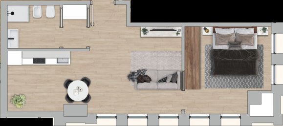 3غرفة شقة في Milan, Italy رقم 338099 4