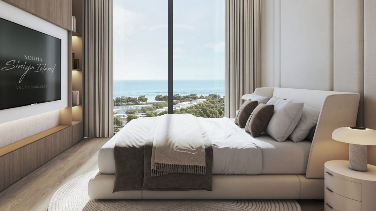 Apartamento T2 em Delphine Beach Residences, Umm Al Quwain, UAE N.º 63969