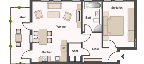 1 غرف نوم شقة في Dresden, Germany رقم 228608 7