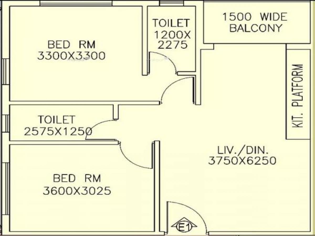 2 bedrooms House in Kolkata, India No. 43438