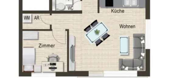 2 bedrooms Apartment in Goppingen, Germany No. 15675 2