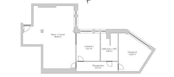 2 Schlafzimmer Wohnung in Paris, France, Nr. 167018 30