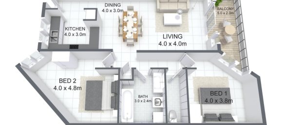 2 bedrooms Apartment in Larrakeyah, Australia No. 632 24