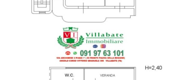 3 غرف نوم شقة في Misilmeri, Italy رقم 320392 38