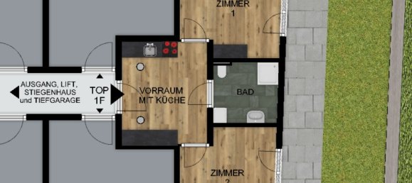 2 rooms Apartment in Innsbruck-Stadt, Austria No. 89703 15