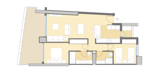 2 chambres Appartement à Benidorm, Spain No. 13519 15