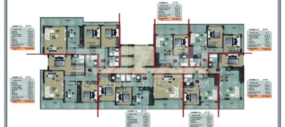 Apartamento 1+1 em Alanya, Turkey N.º 14386 28