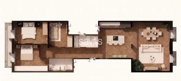 3 Schlafzimmer Wohnung in Eixample, Spain, Nr. 182335 15