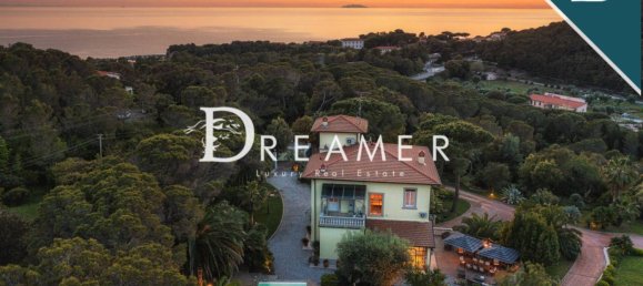 8 غرف نوم فيلا في Rosignano Marittimo, Italy رقم 41453 22