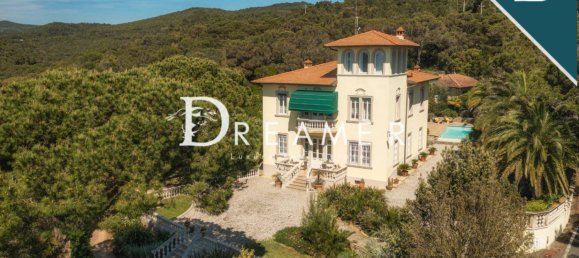 8 غرف نوم فيلا في Rosignano Marittimo, Italy رقم 41453 3