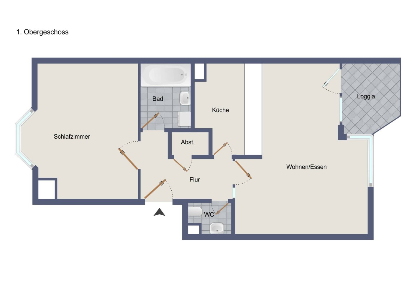 Apartamento de 2 divisões em Stuttgart, Germany N.º 360205