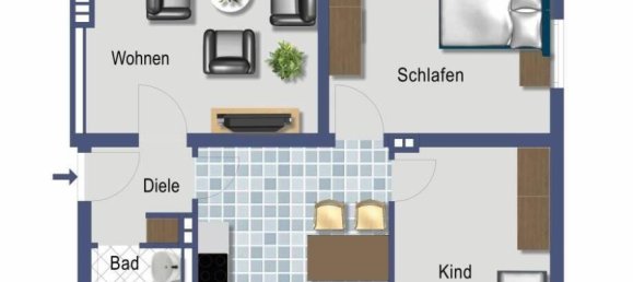 3 rooms Apartment in Neuss, Germany No. 107130 2