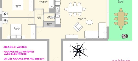 2 Schlafzimmer Wohnung in Nancy, France, Nr. 40952 10