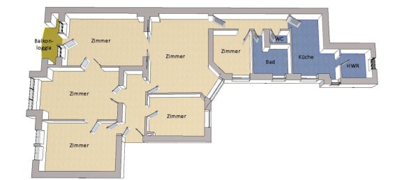 Apartamento de 6 divisões em Friedenau, Germany N.º 293283 13