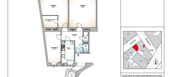 2-Zimmer Wohnung in Margareten, Austria, Nr. 59416 2