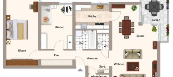 Apartamento de 3 habitaciónes en Baden-Wurttemberg, Germany No. 60387 6