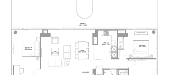 1 Schlafzimmer Wohnung in Umm Al Quwain, UAE, Nr. 121623 8