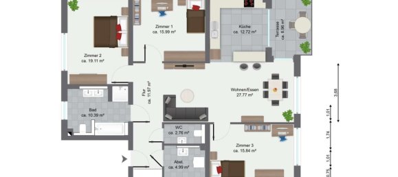 4-Zimmer Wohnung in Gottingen, Germany, Nr. 330485 24