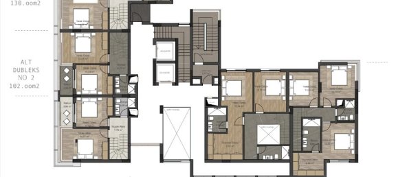 Appartement 1+1 à Avsallar, Turkey No. 30464 10