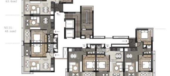 Appartement 1+1 à Avsallar, Turkey No. 30464 13