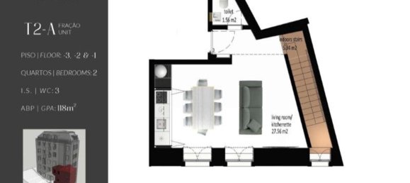 2 bedrooms Apartment in Lisbon, Portugal No. 120072 14