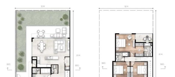 Вилла с 3 спальнями в Al Hamra Village, ОАЭ № 96196 16