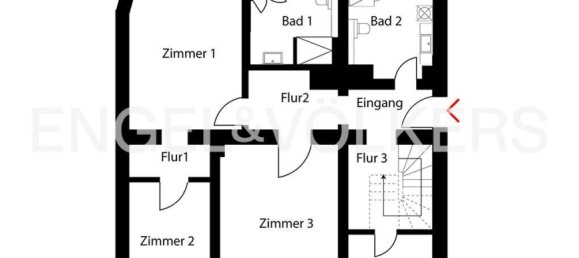 4 غرف نوم منزل ذو طابقين في Mitte, Germany رقم 80521 20