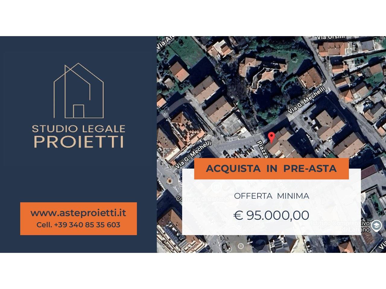 3 bedrooms Apartment in Lariano, Italy No. 303186