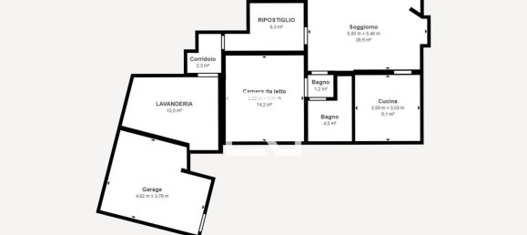 Квартира с 3 спальнями в Равенна, Италия № 322759 23