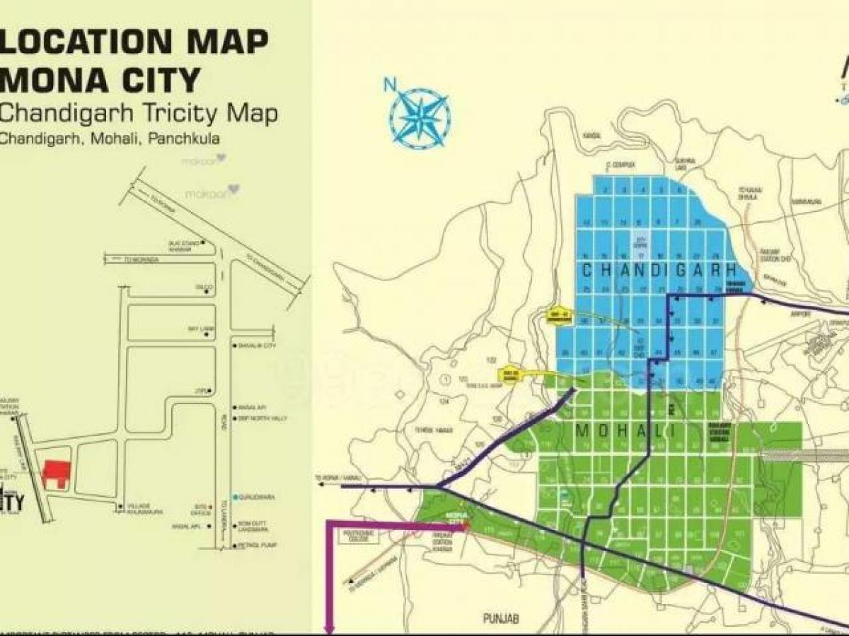 3 bedrooms House in Chandigarh, India No. 60956