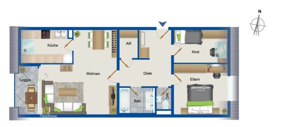 3 rooms Apartment in Bayreuth, Germany No. 39309 16
