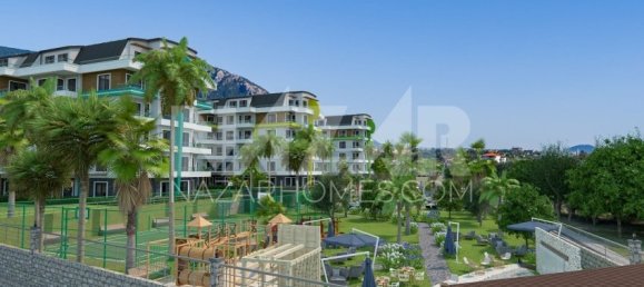 Квартира 1+1 в Аланья, Турция № 14345 13