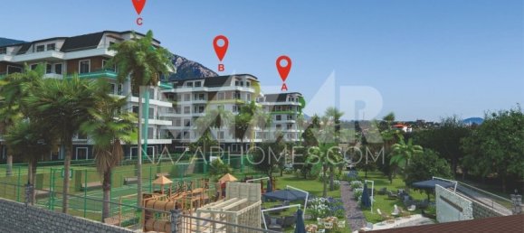 Квартира 1+1 в Аланья, Турция № 14345 12