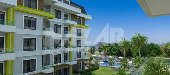 Квартира 1+1 в Аланья, Турция № 14345 5