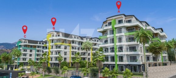 Квартира 1+1 в Аланья, Турция № 14345 4